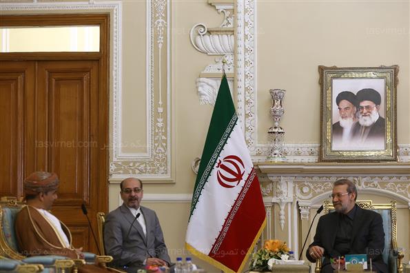 دیدار رئیس مجلس با سفیر عمان