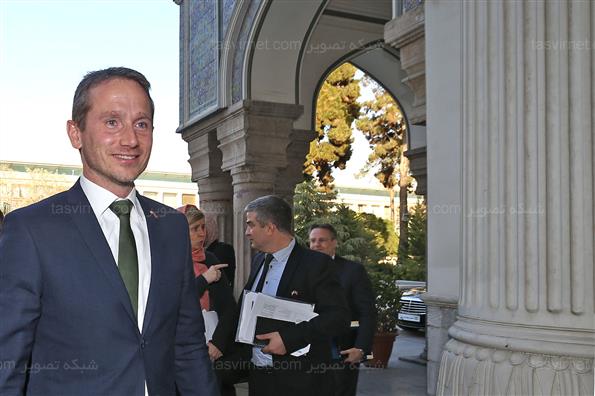 دیدار وزیر امور خارجه دانمارک با علی لاریجانی