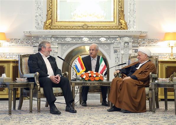 دیدار رئیس مجلس نمایندگان لوکزانبورگ با هاشمی