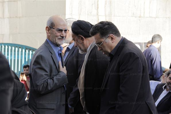 مراسم تشییع پیکر مرحوم ابراهیم یزدی