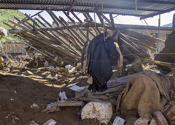 وضعیت روستاهای سیل زده استان لرستان