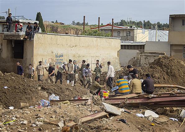 وضعیت روستاهای سیل زده استان لرستان