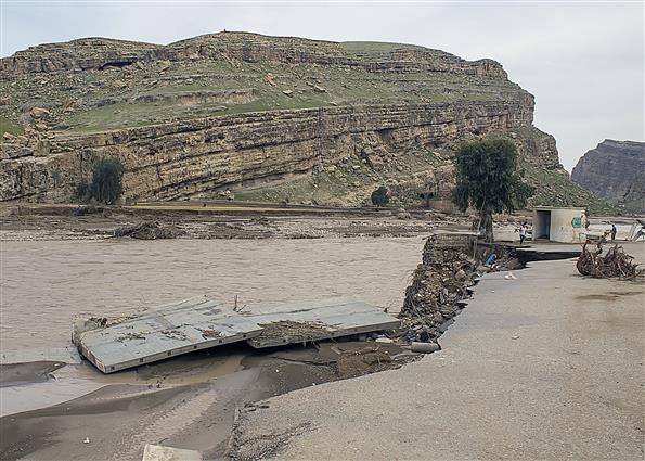 وضعیت روستاهای سیل زده استان لرستان