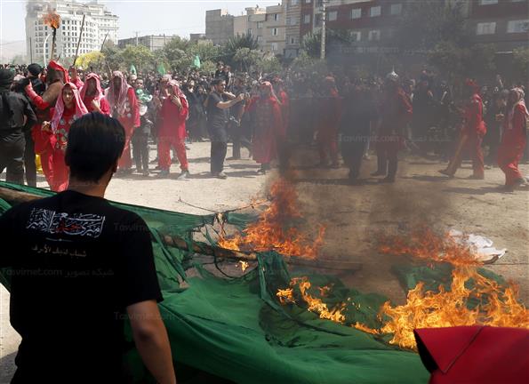 آئین خیمه سوزان ظهر عاشورا