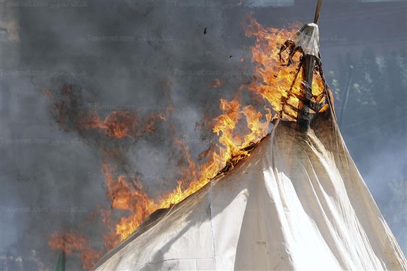 آئین خیمه سوزان ظهر عاشورا