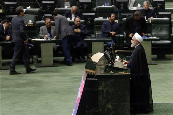 جلسه رای اعتماد به وزرای پیشنهادی دولت با حضور رییس جمهور