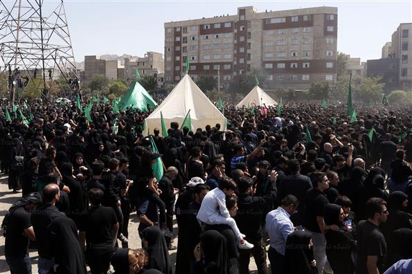 آئین خیمه سوزان ظهر عاشورا