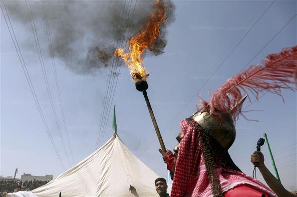 آئین خیمه سوزان ظهر عاشورا