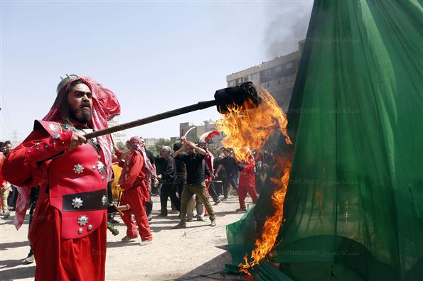 آئین خیمه سوزان ظهر عاشورا