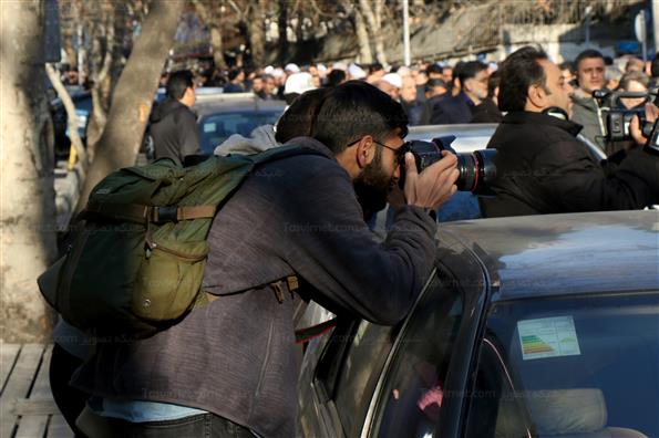 مراسم تشییع پیکرآیت الله سید هاشم رسولی محلاتی