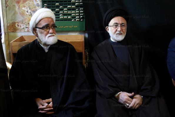 مراسم تشییع پیکرآیت الله سید هاشم رسولی محلاتی