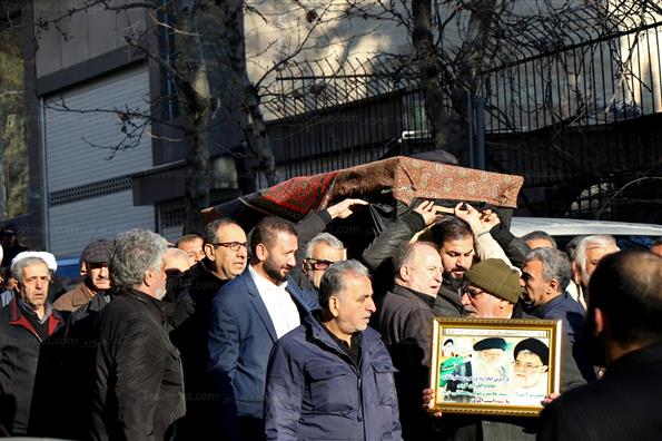 مراسم تشییع پیکرآیت الله سید هاشم رسولی محلاتی