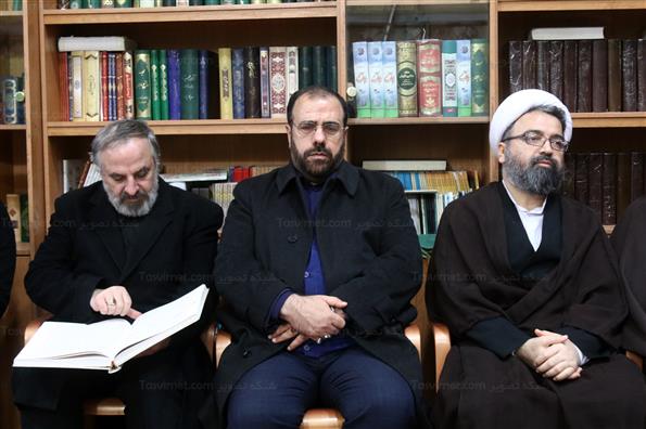 مراسم تشییع پیکرآیت الله سید هاشم رسولی محلاتی