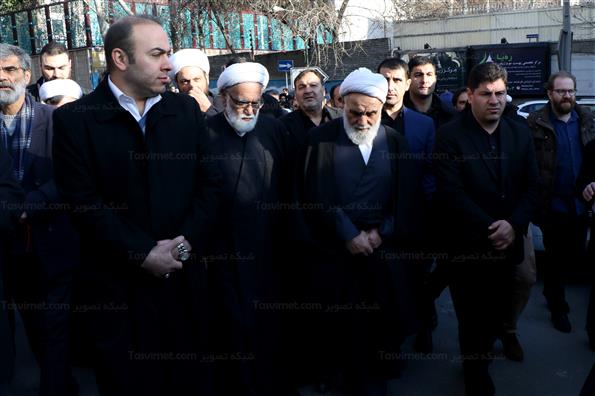 مراسم تشییع پیکرآیت الله سید هاشم رسولی محلاتی