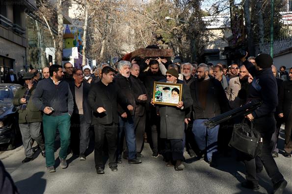 مراسم تشییع پیکرآیت الله سید هاشم رسولی محلاتی