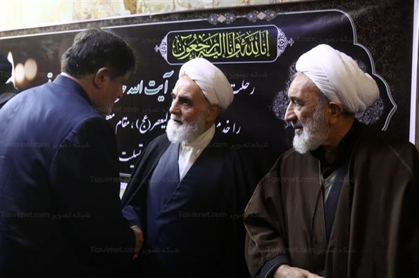 مراسم تشییع پیکرآیت الله سید هاشم رسولی محلاتی