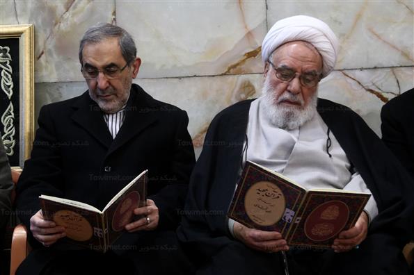 مراسم تشییع پیکرآیت الله سید هاشم رسولی محلاتی