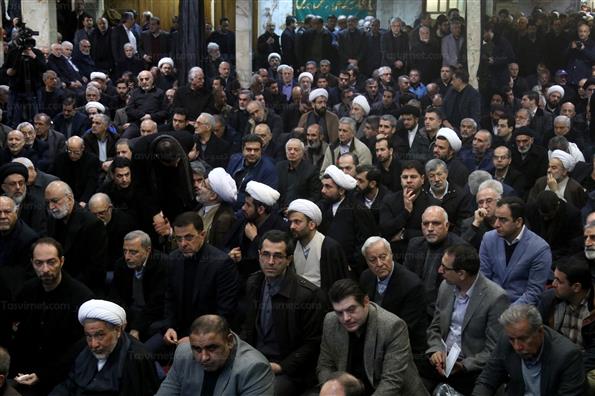 مراسم تشییع پیکرآیت الله سید هاشم رسولی محلاتی