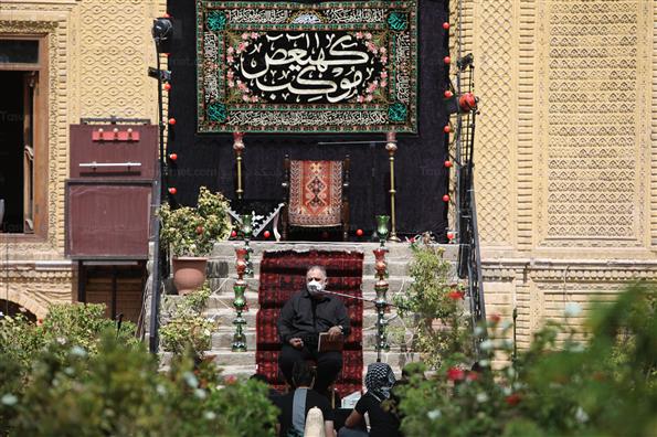 مراسم عزاداری ظهر تاسوعا در خانه مداحان تهران