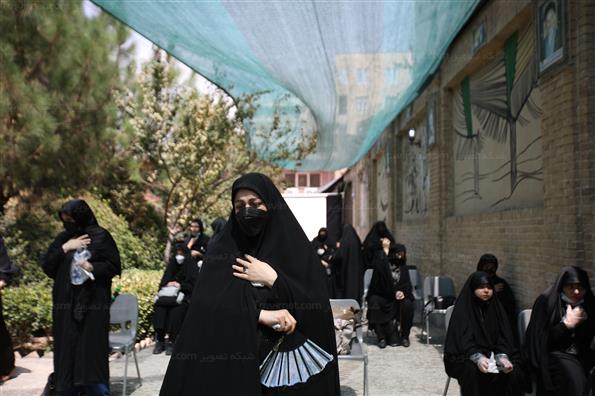 مراسم عزاداری ظهر تاسوعا در خانه مداحان تهران