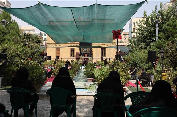 مراسم عزاداری ظهر تاسوعا در خانه مداحان تهران