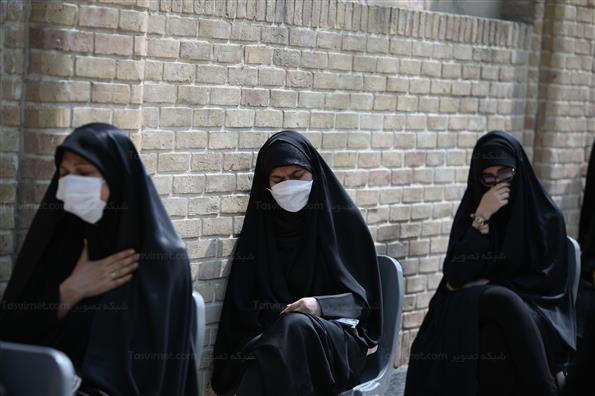 مراسم عزاداری ظهر تاسوعا در خانه مداحان تهران