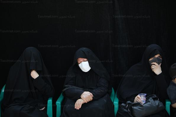 مراسم عزاداری ظهر تاسوعا در خانه مداحان تهران