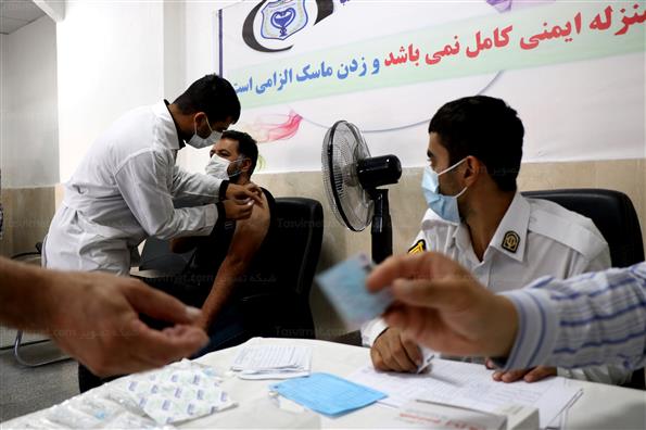 افتتاح مرکز واکسیناسیون پلیس پایتخت