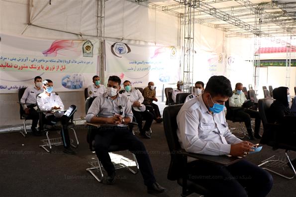 افتتاح مرکز واکسیناسیون پلیس پایتخت