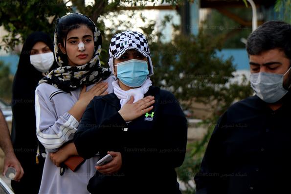 تشییع و تدفین شهدای گمنام در دریاچه شهدای خلیج فارس