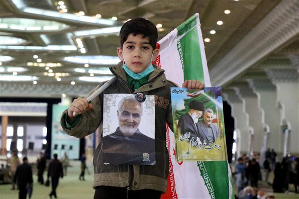 مراسم دومین سالگرد شهادت حاج قاسم سلیمانی در مصلی امام خمینی(ره) تهران