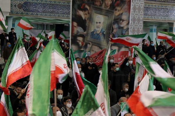 مراسم دومین سالگرد شهادت حاج قاسم سلیمانی در مصلی امام خمینی(ره) تهران