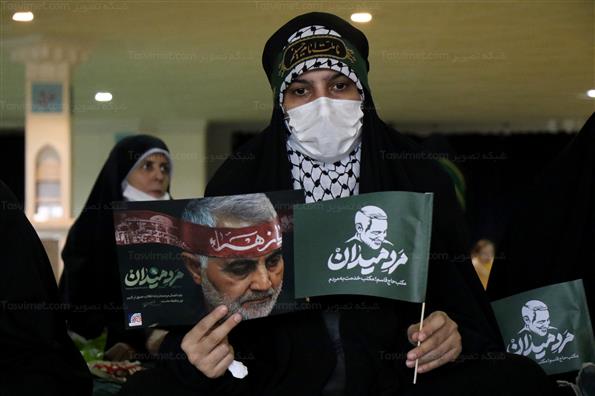 مراسم دومین سالگرد شهادت حاج قاسم سلیمانی در مصلی امام خمینی(ره) تهران