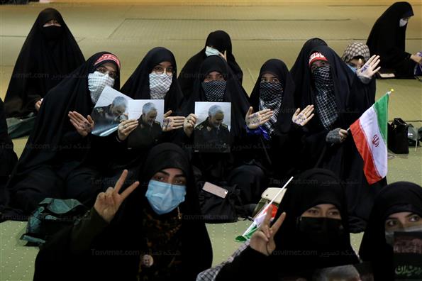 مراسم دومین سالگرد شهادت حاج قاسم سلیمانی در مصلی امام خمینی(ره) تهران