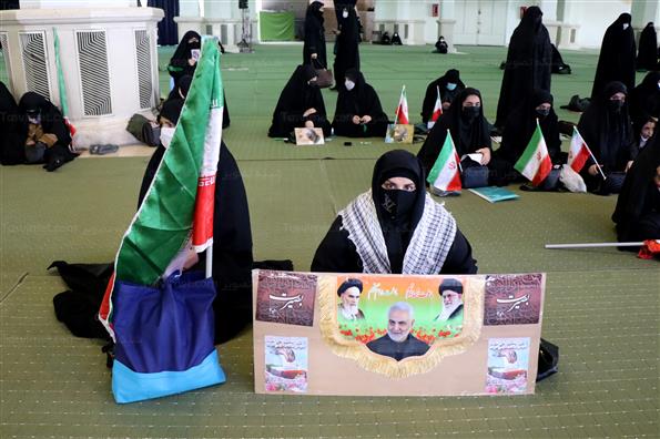 مراسم دومین سالگرد شهادت حاج قاسم سلیمانی در مصلی امام خمینی(ره) تهران