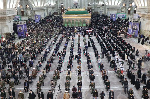 مراسم گرامیداشت ۱۲ بهمن در حرم امام خمینی (ره)