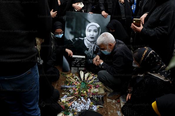 مراسم تشییع و خاکسپاری زهره فکورصبور