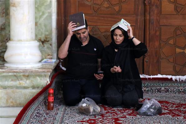 مراسم احیای شب بیست و یکم ماه رمضان در مرقد امام خمینی