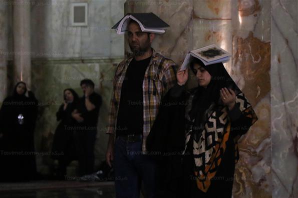 مراسم احیای شب بیست و یکم ماه رمضان در مرقد امام خمینی