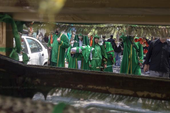 مراسم عزاداری تاسوعا حسینی در بازار تهران