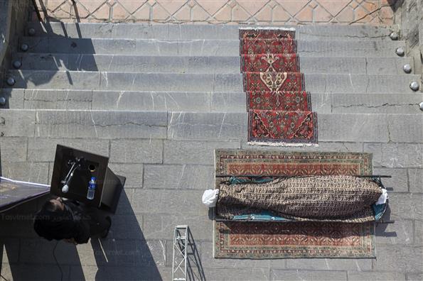 مراسم تشییع زنده یاد استاد جلال مقامی