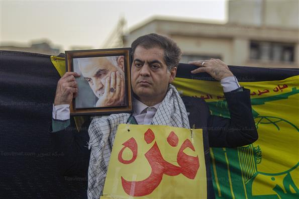 تجمع مردم تهران در همدردی با ملت فلسطین