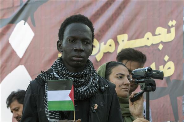 تجمع مردم تهران در همدردی با ملت فلسطین