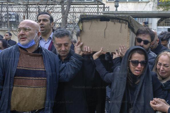 تشییع بیتا فرهی در خانه سینما شماره 2