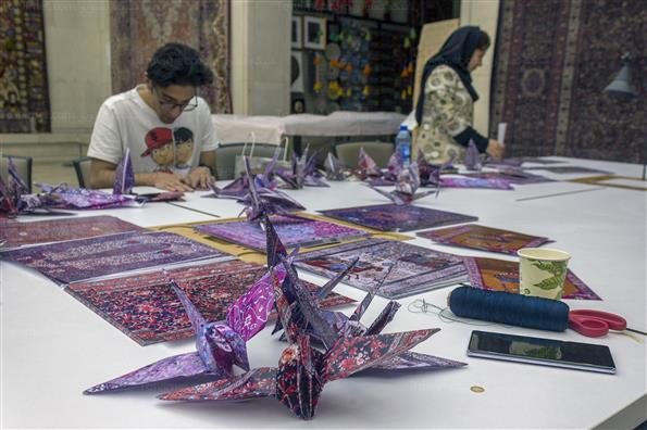 کارگاه هنری چیدمانی- مشارکتی در موزه فرش ایران