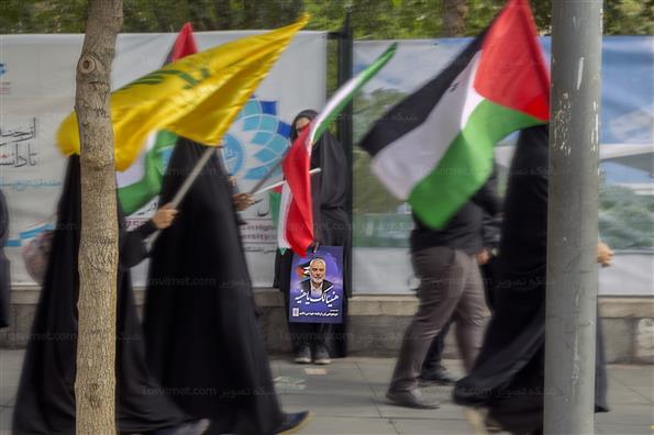 مراسم تشییع پیکر شهید اسماعیل هنیه در تهران