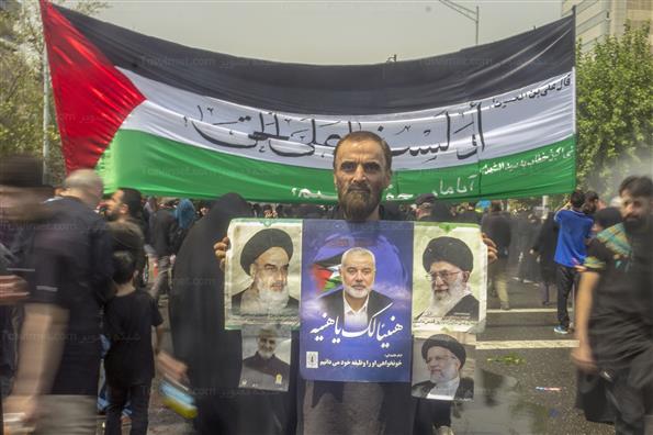 مراسم تشییع پیکر شهید اسماعیل هنیه در تهران