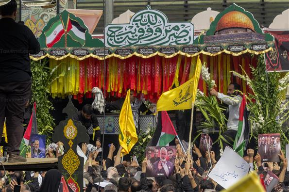 مراسم تشییع پیکر شهید اسماعیل هنیه در تهران