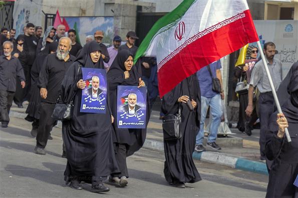 مراسم تشییع پیکر شهید اسماعیل هنیه در تهران