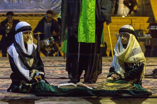 مجلس تعزیه شهادت حضرت زهرا (س) در خانه هنرمندان ایران